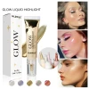 Atomic Kitten Natural Vegan Waterproof Liquid Phosphor Bronze pearlescent effect brightens makeup details Picture